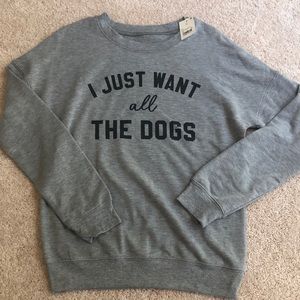 Brand new with tags. Lightweight sweatshirt